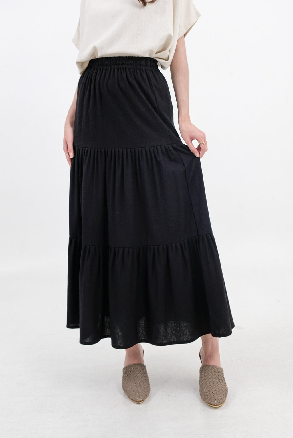 Roccio Linen Blend Skirt