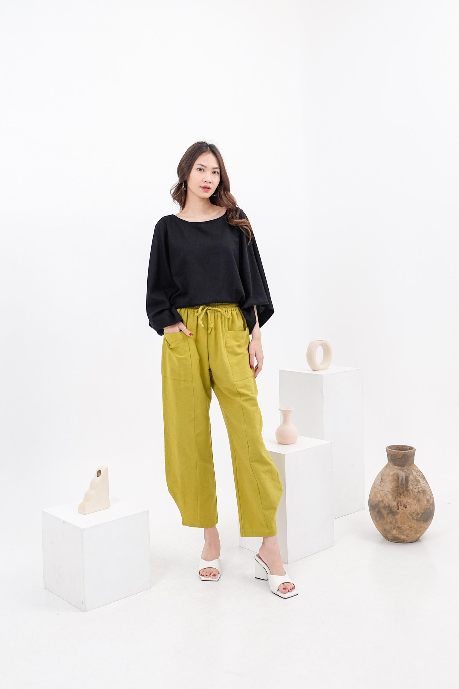 Ellisa Linen Blend Pants