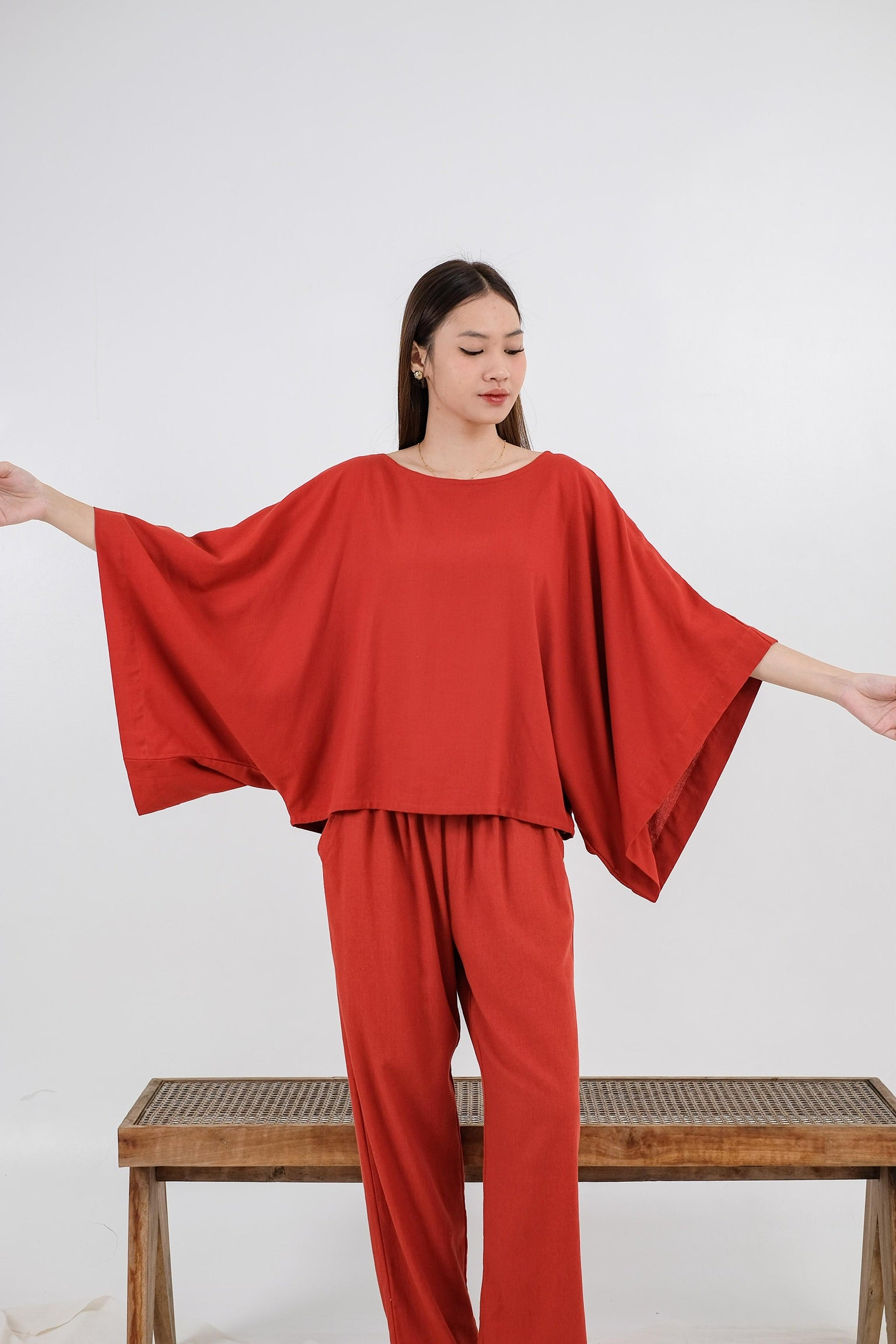 Alexa Linen Blend Top