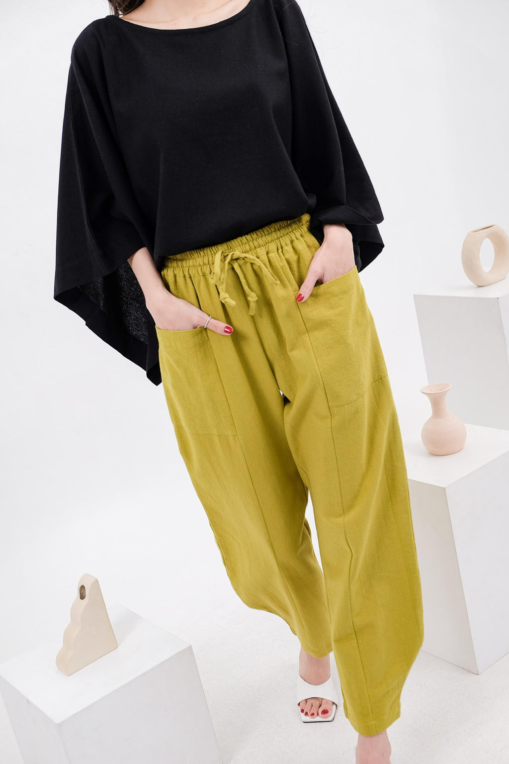 Ellisa Linen Blend Pants