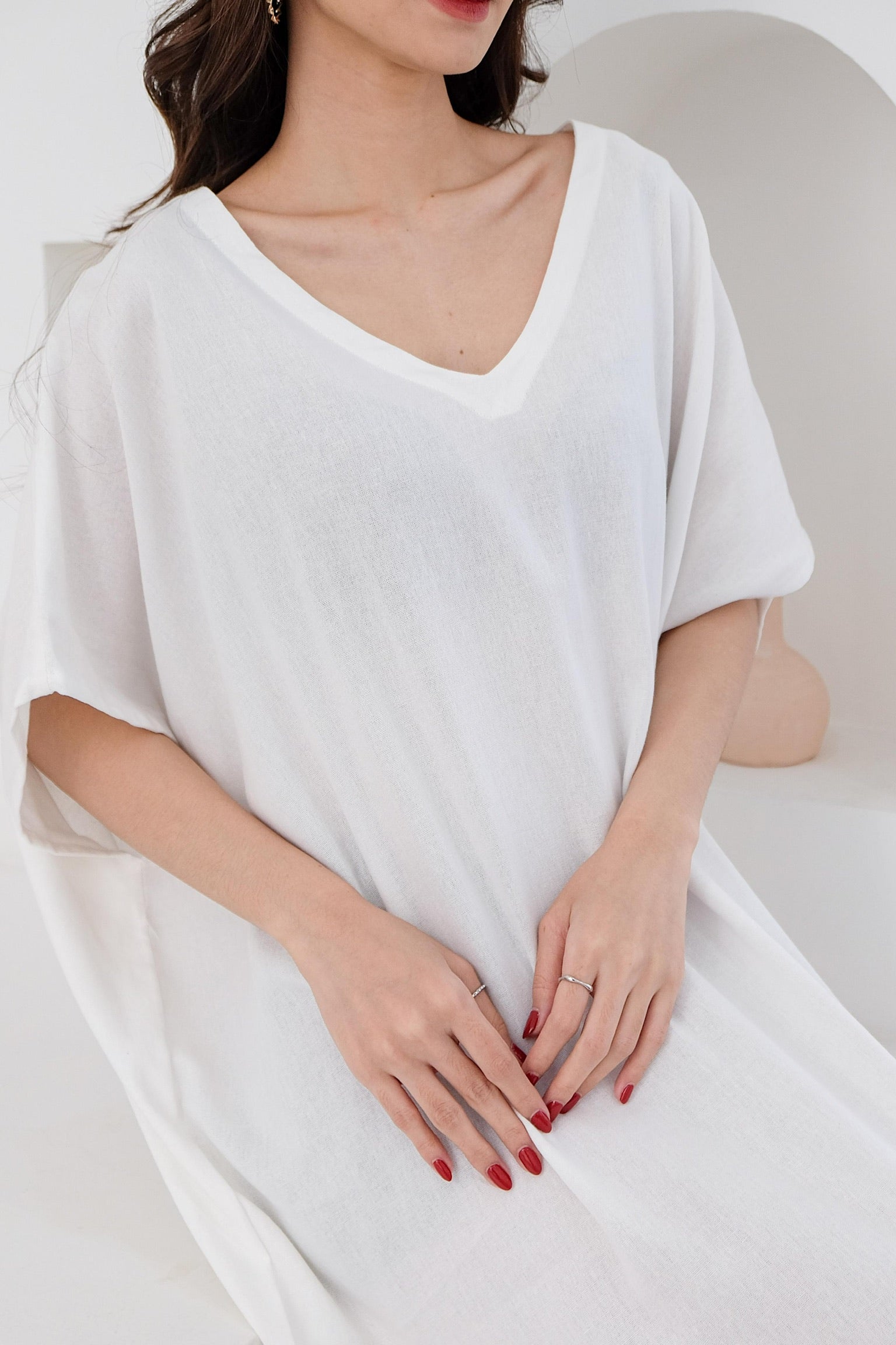 Elena Linen Blend Dress