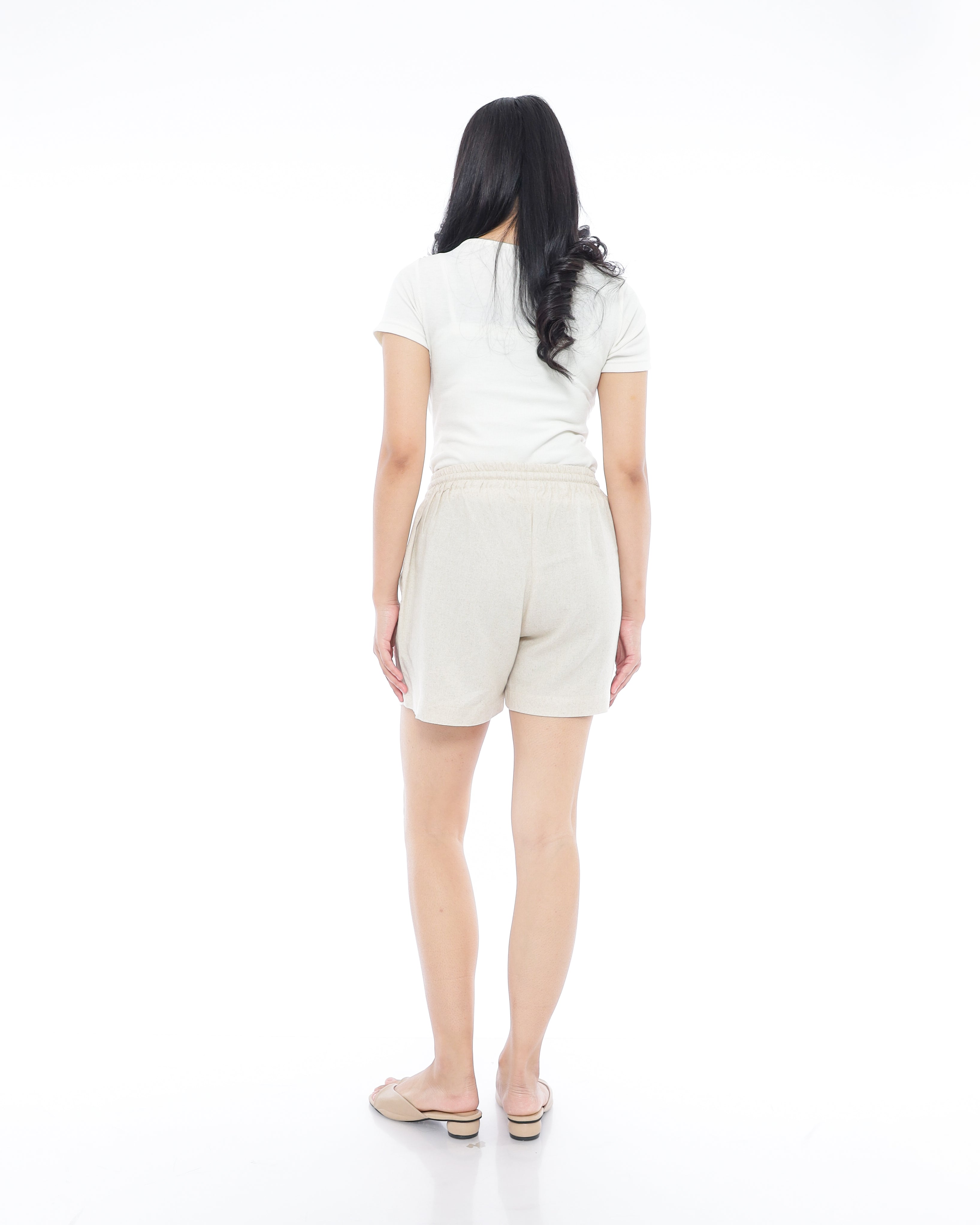 Chloe Linen Blend Women's Shorts