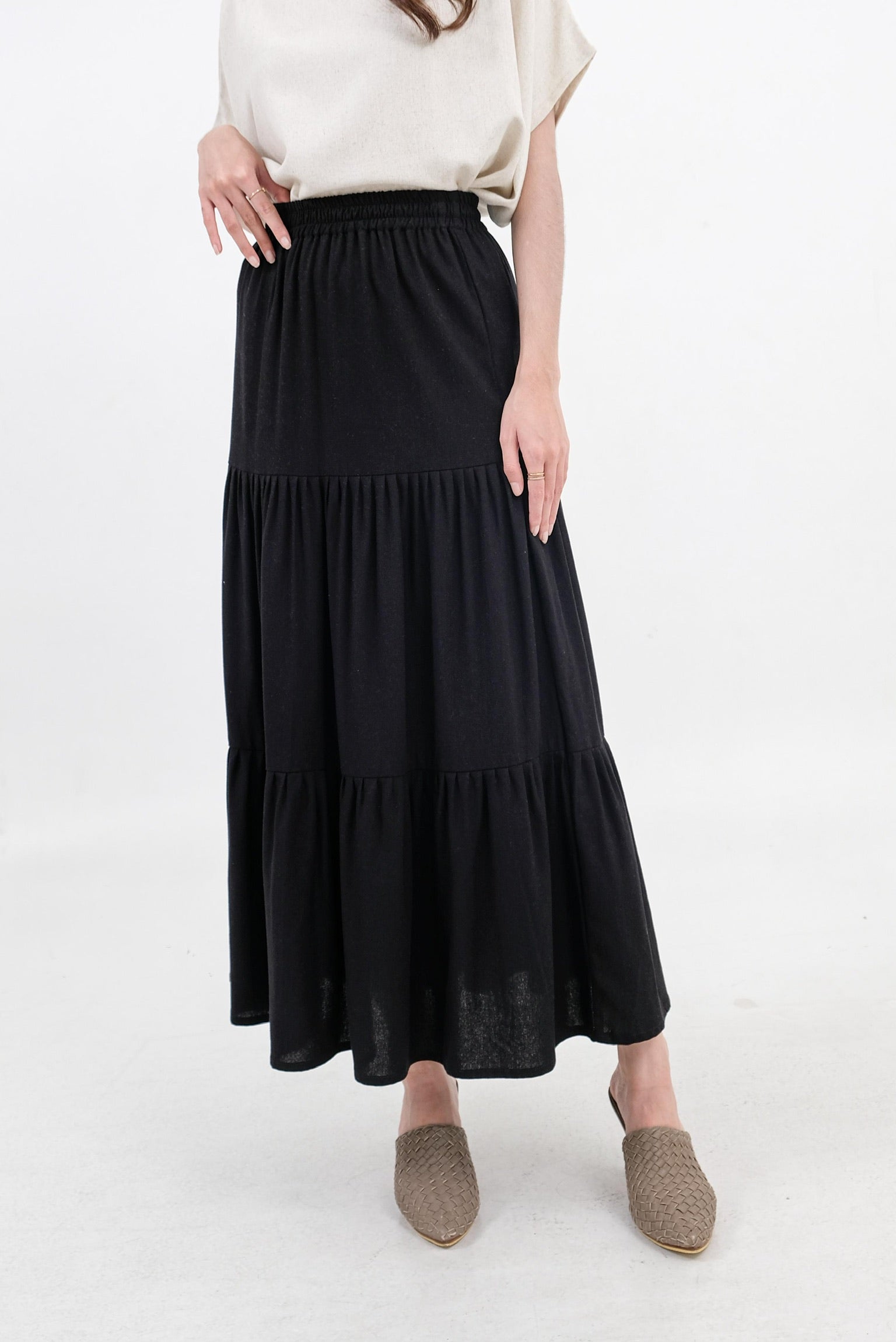 Roccio Linen Blend Skirt