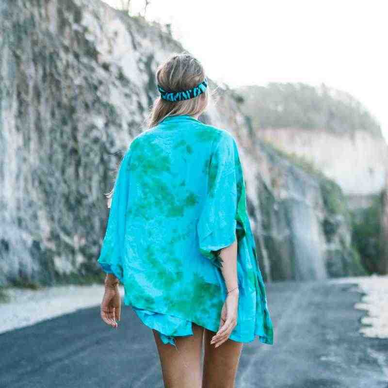 Audrey Tie Dye Print Cardigan