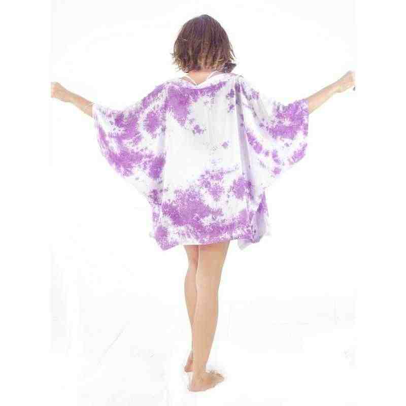 Audrey Tie Dye Print Cardigan