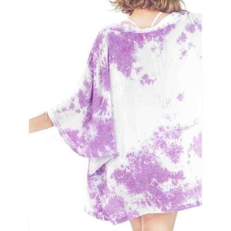 Audrey Tie Dye Print Cardigan