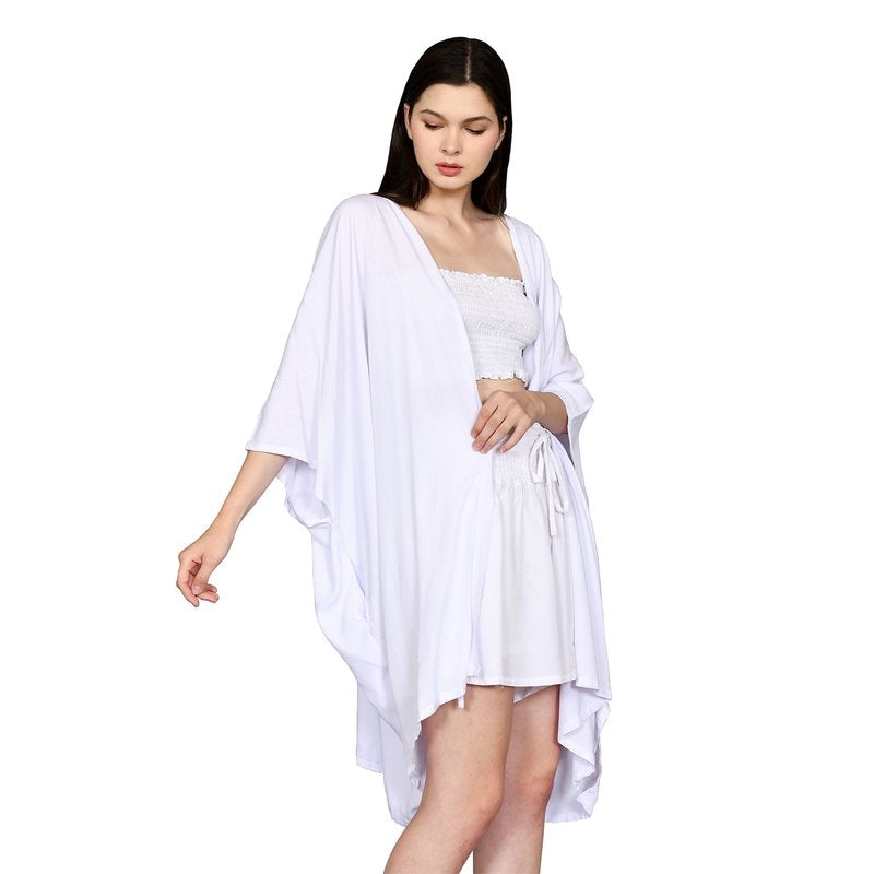 Atena Plain Rayon Cardigan