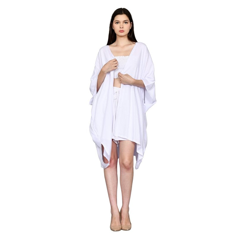 Atena Plain Rayon Cardigan