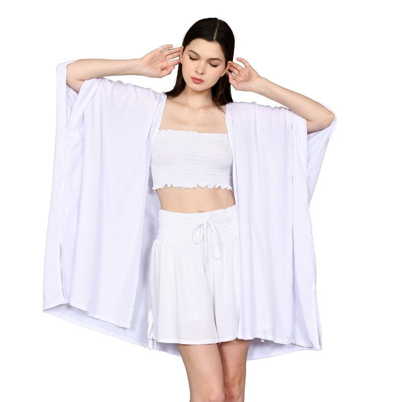 Atena Plain Rayon Cardigan