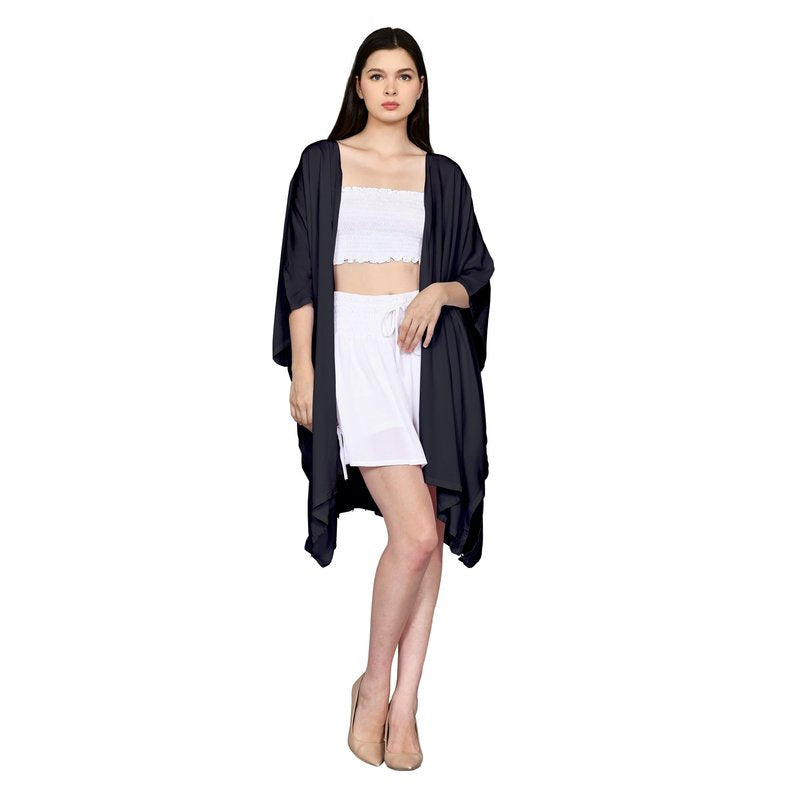 Atena Plain Rayon Cardigan