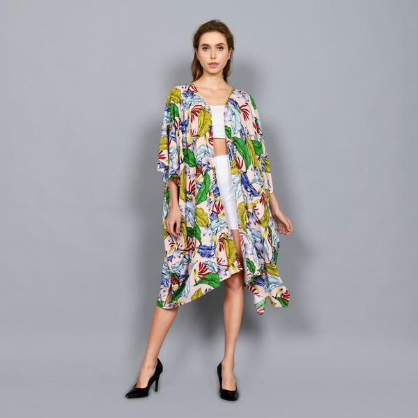 Evita Print Cardigan