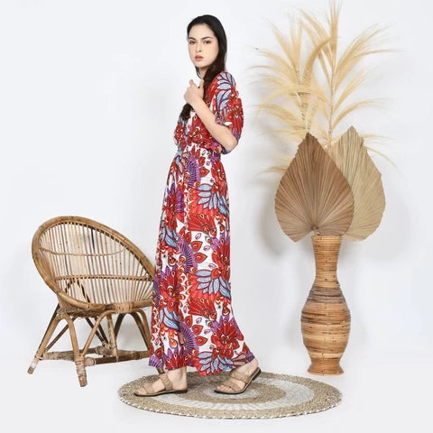 Koi Long Dress