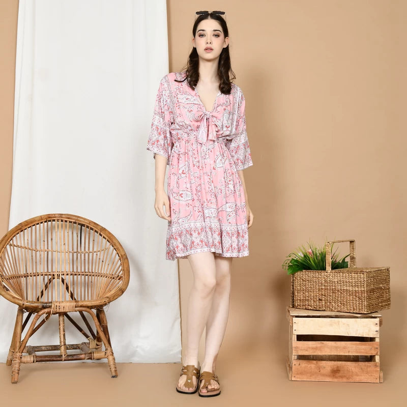 Kyomi Short Dress