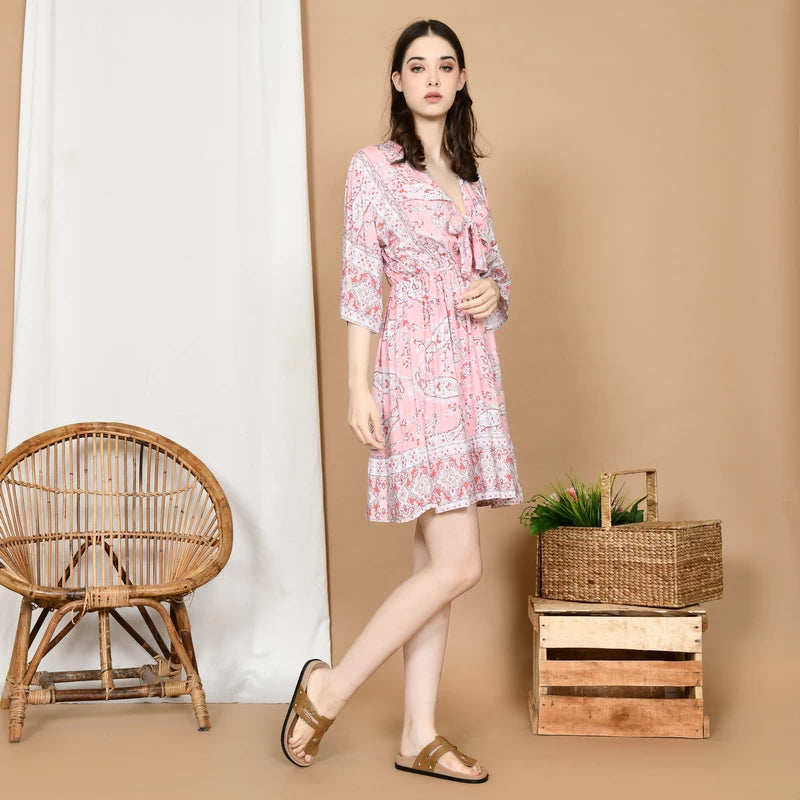 Kyomi Short Dress