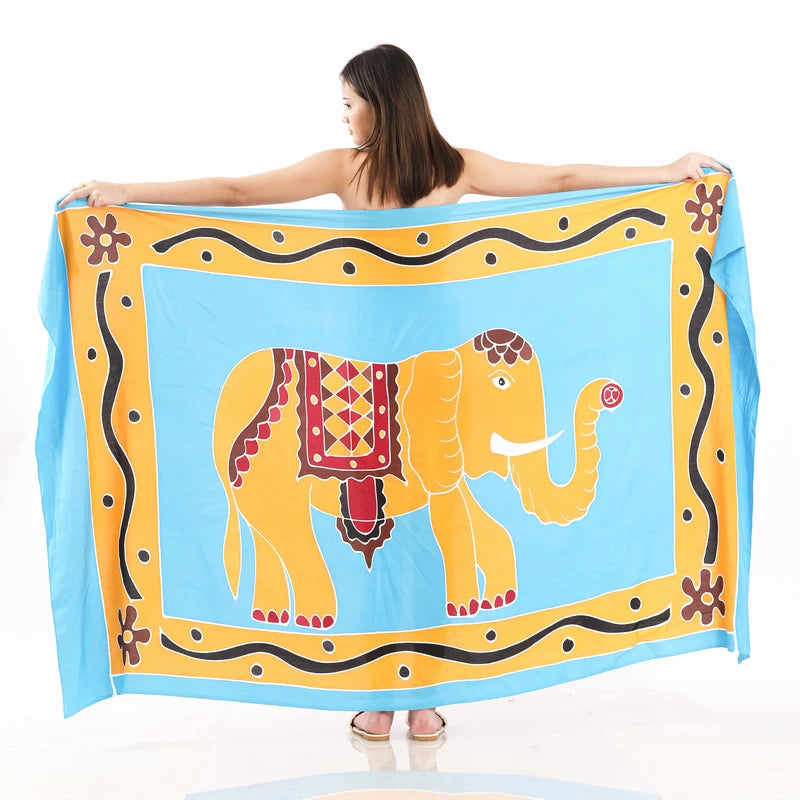 Q1-200 Elephant-03 Hand Painted