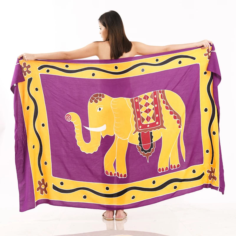 Q1-200 Elephant-03 Hand Painted