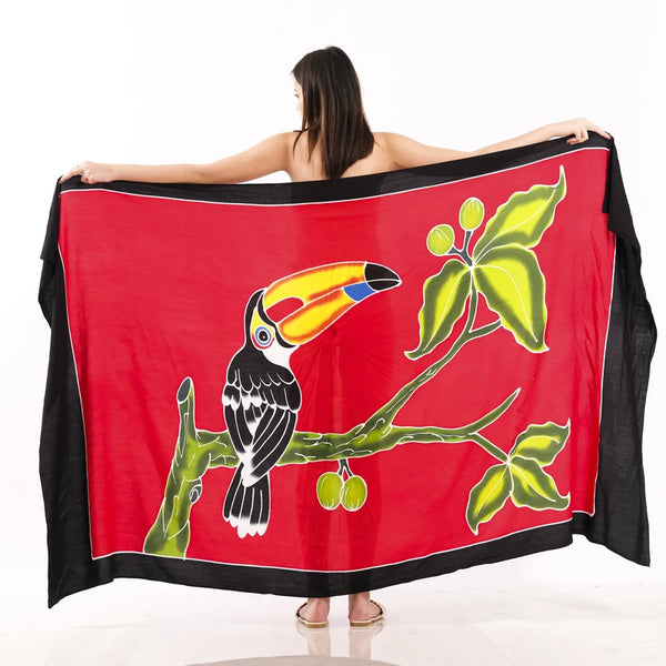 Hornbill Bird-01 Hand Painted