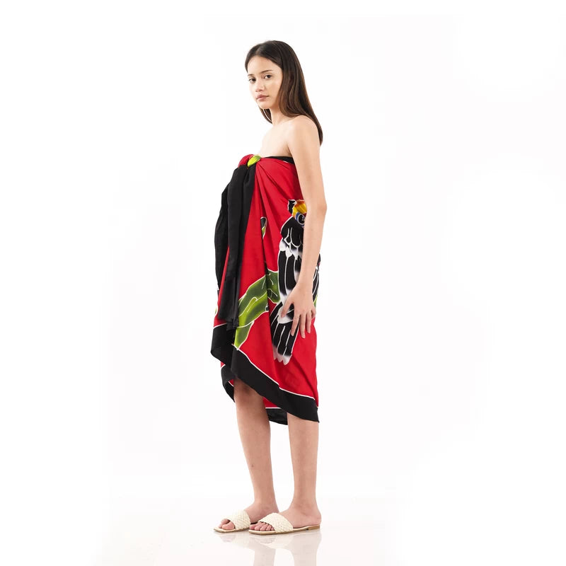 Q1-200 Hornbill Bird-01 Hand Painted