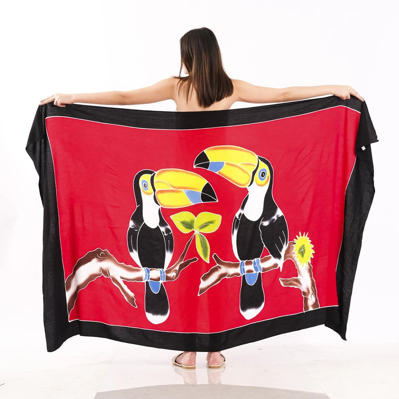 Q1-200 Hornbill Bird-04 Hand Painted