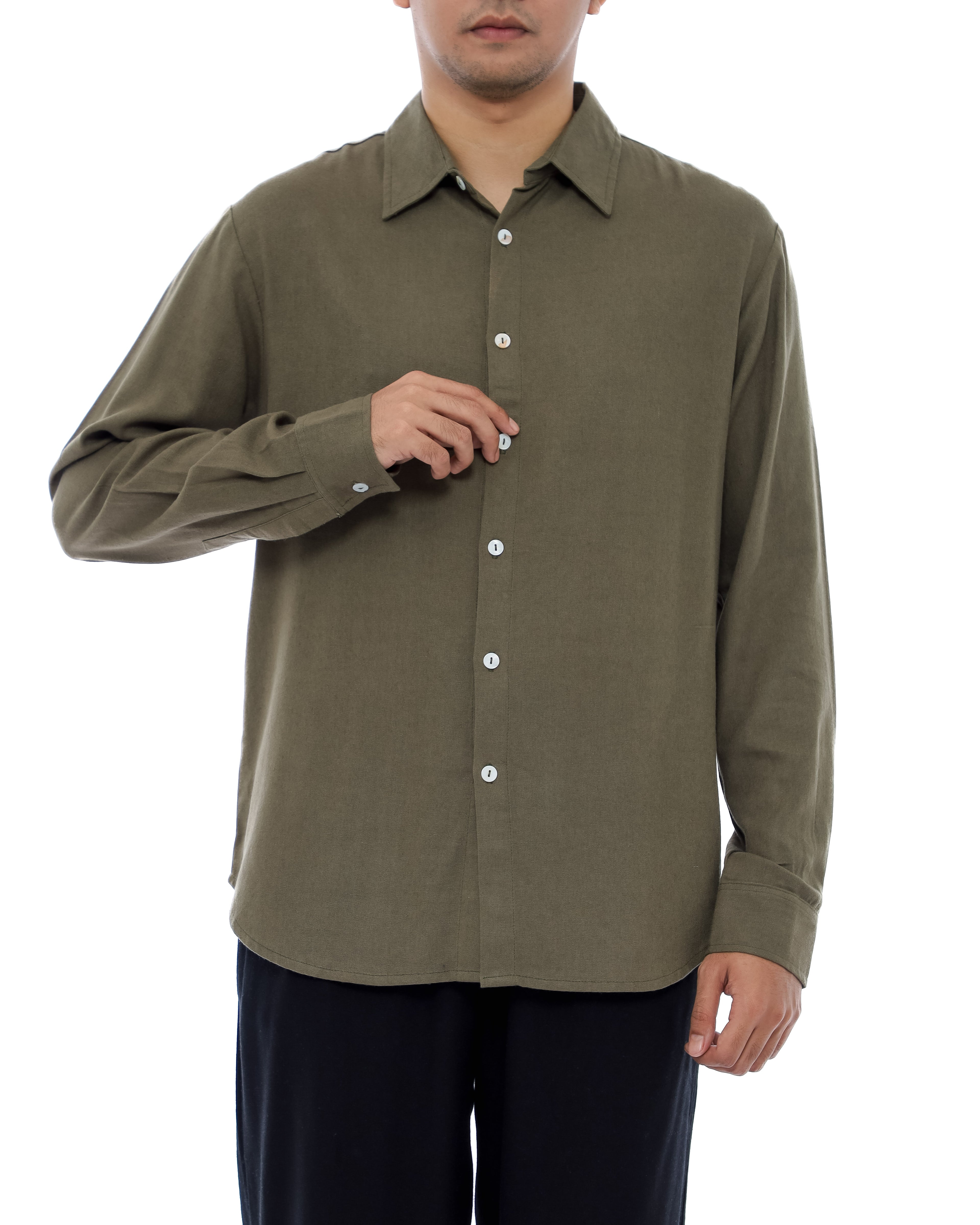 Lorenzo Linen Blend Men's Shirt