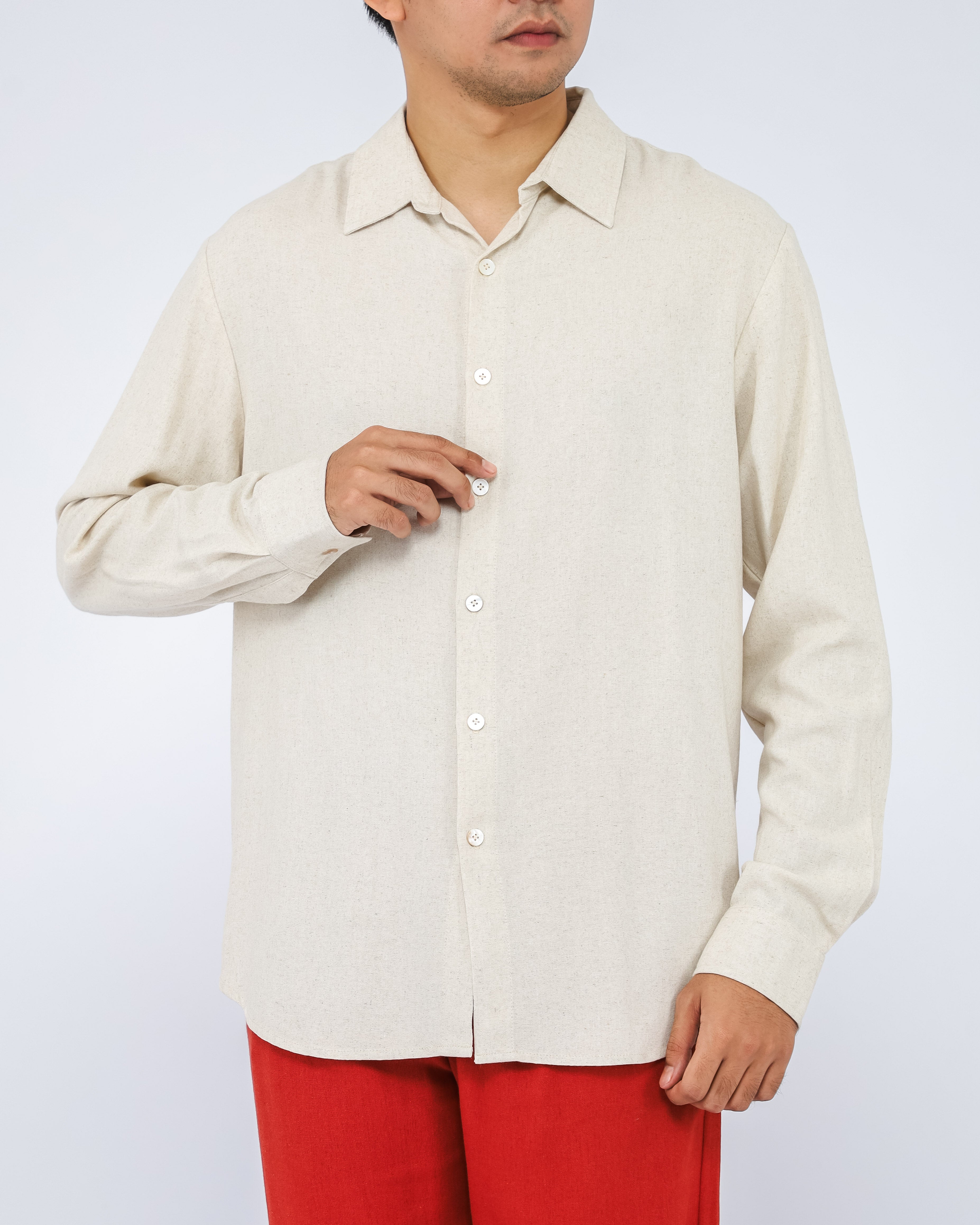 Lorenzo Linen Blend Men's Shirt
