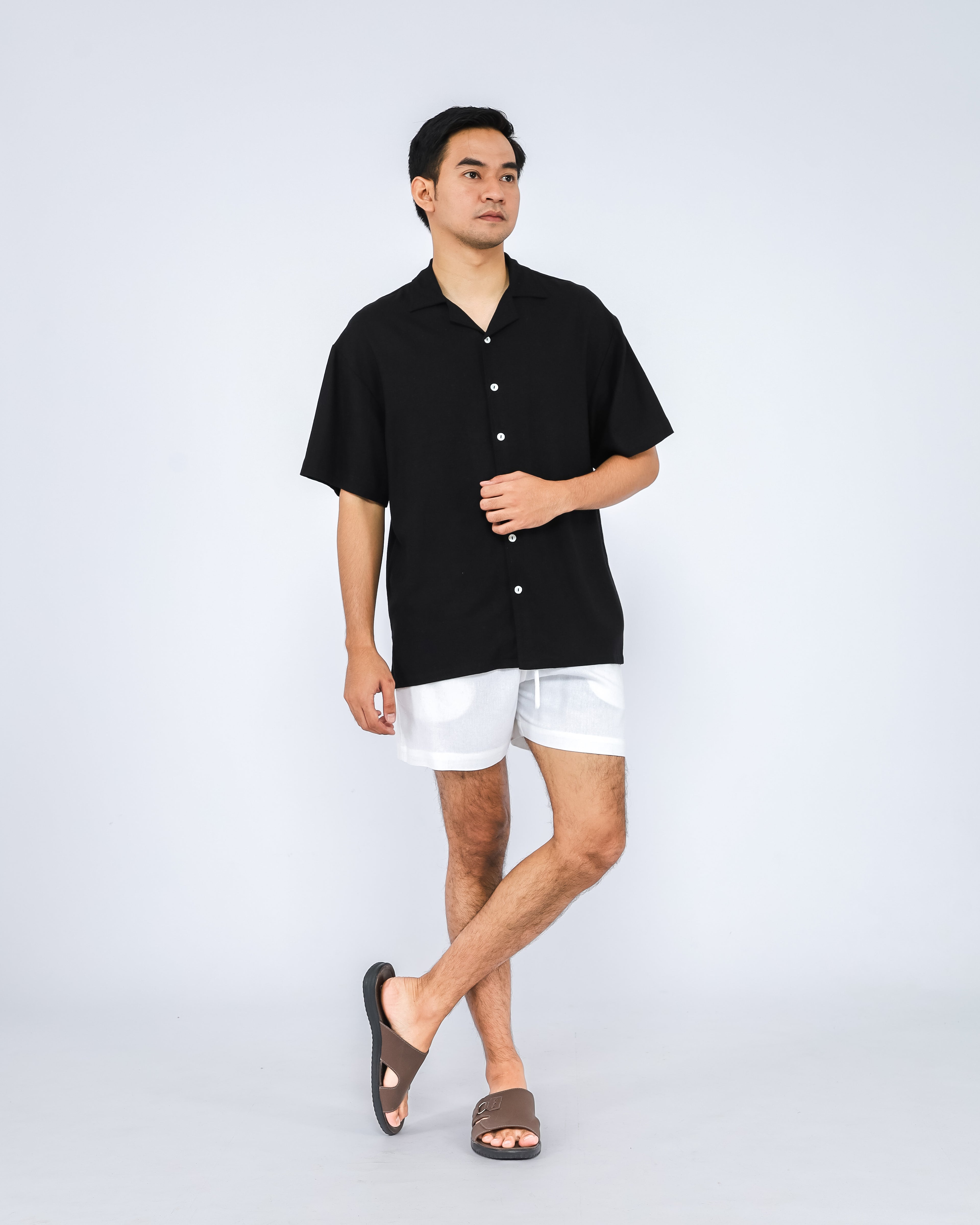 Brano Linen Blend Men's Shirt