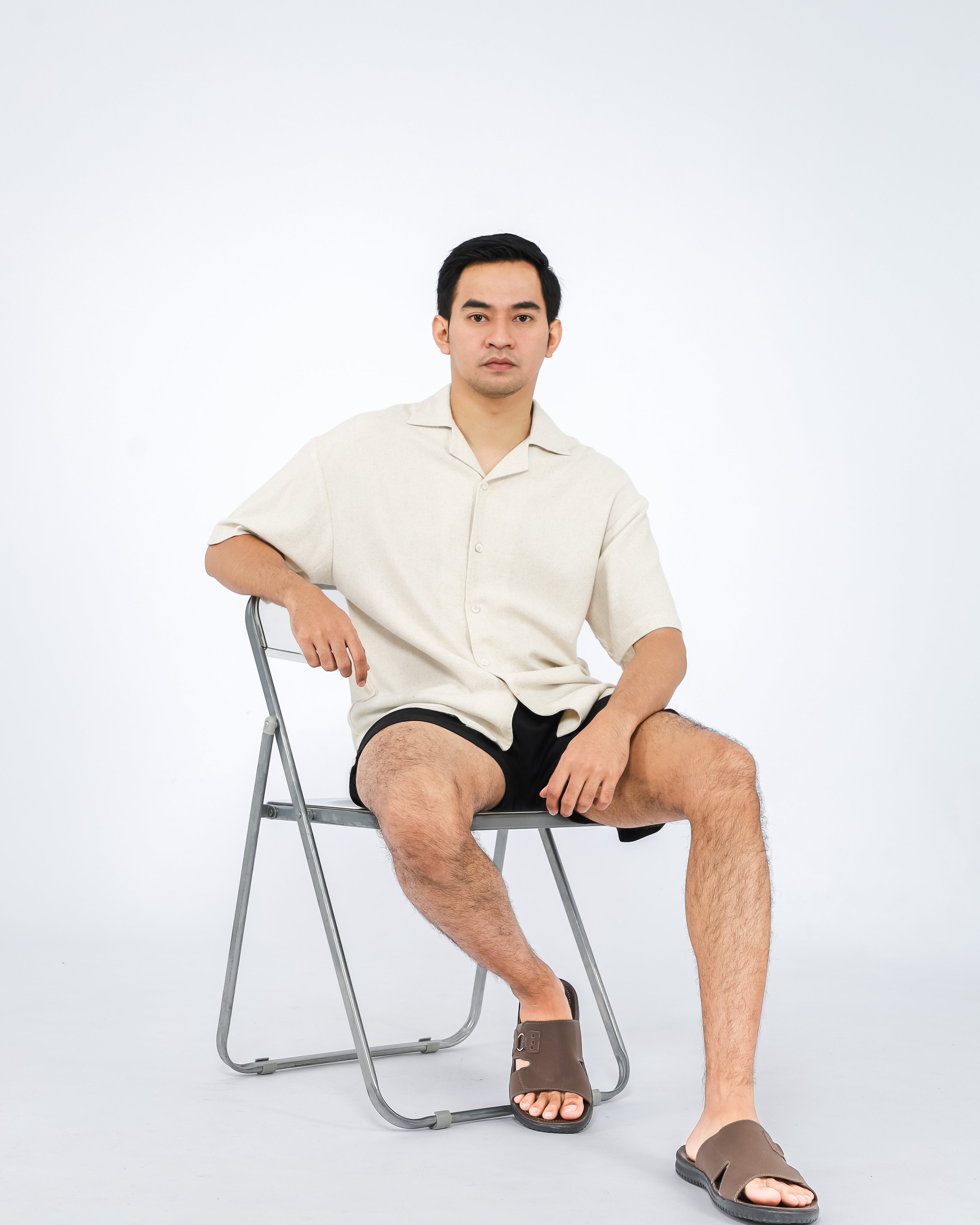 Brano Linen Blend Men's Shirt