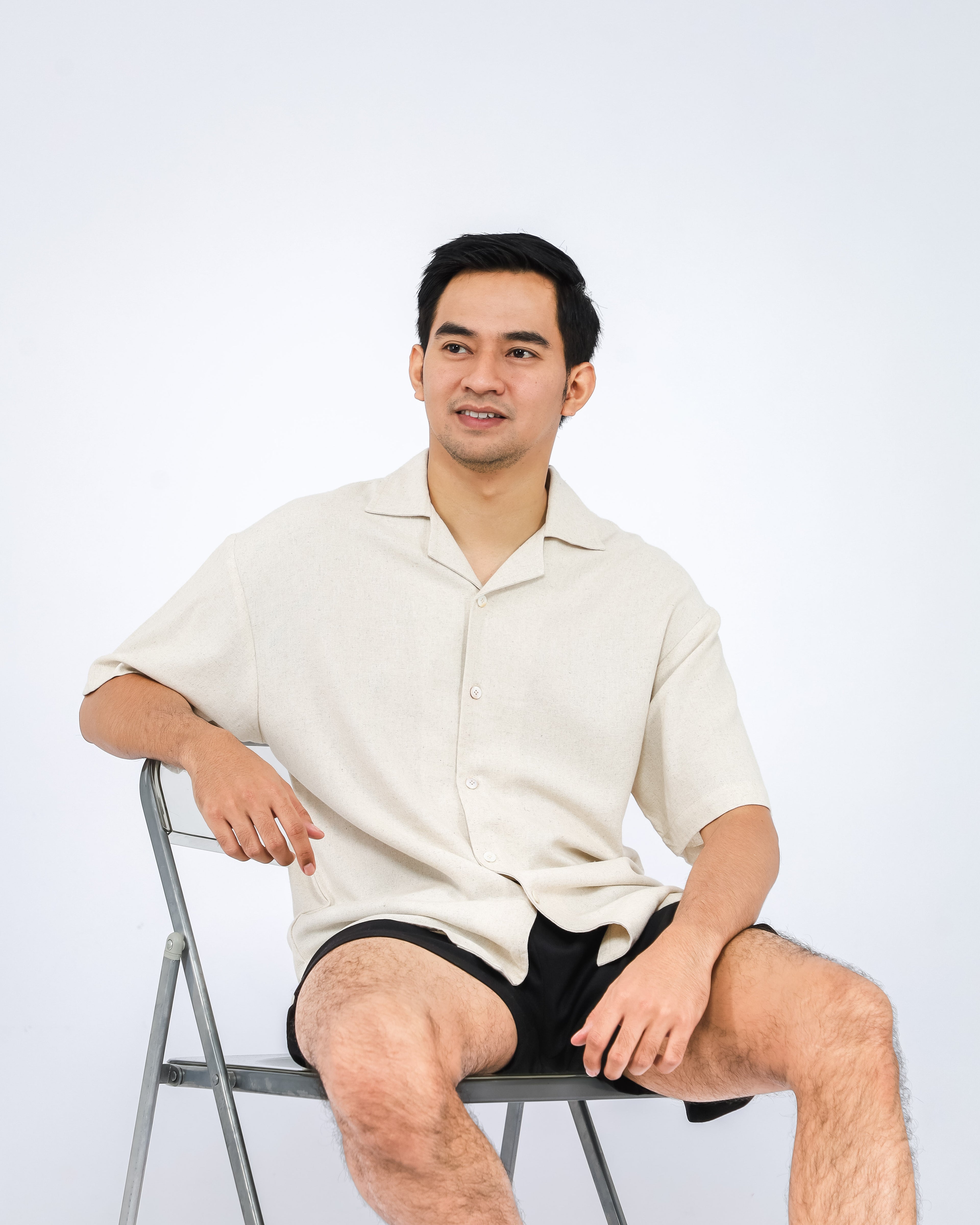 Brano Linen Blend Men's Shirt