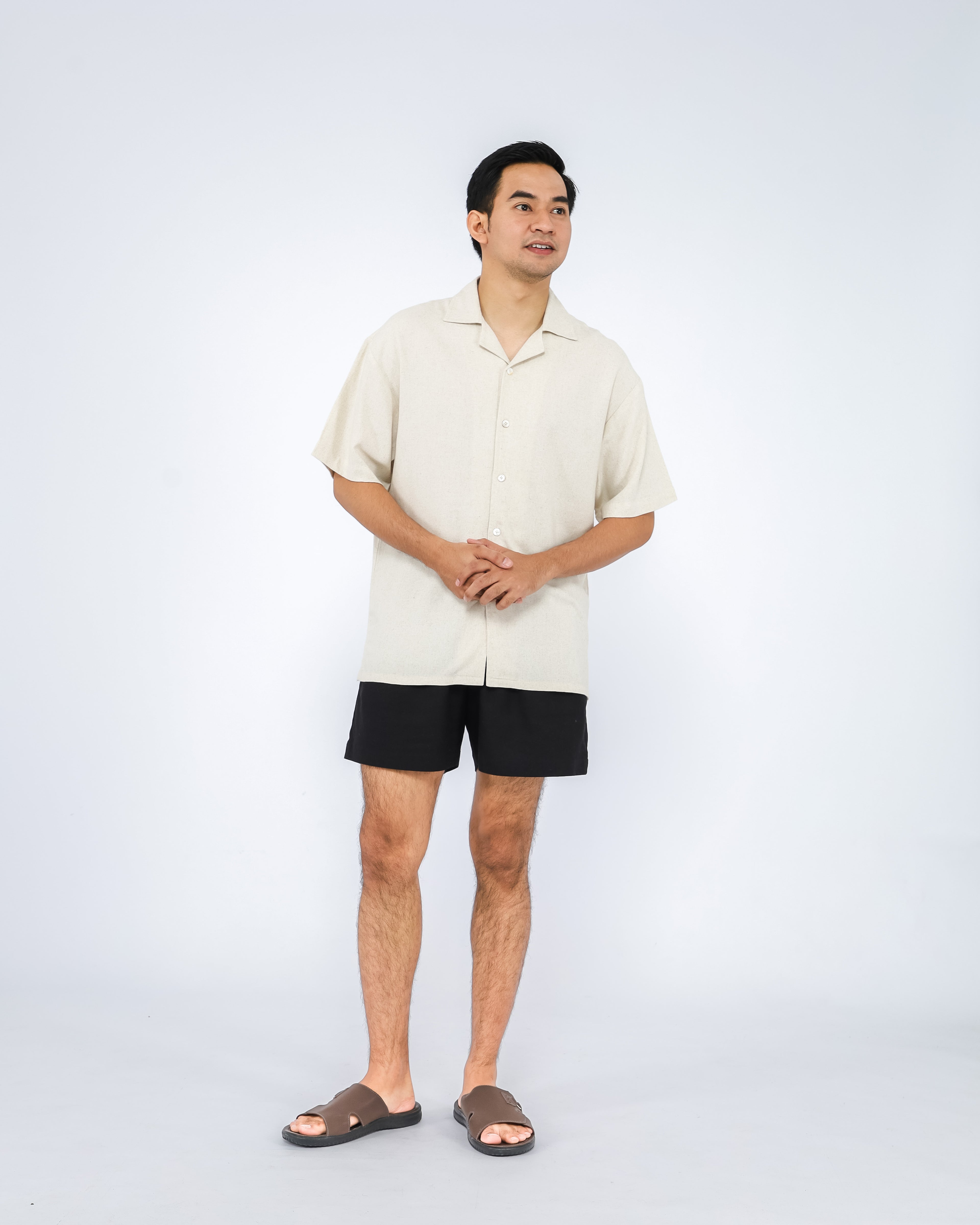 Brano Linen Blend Men's Shirt