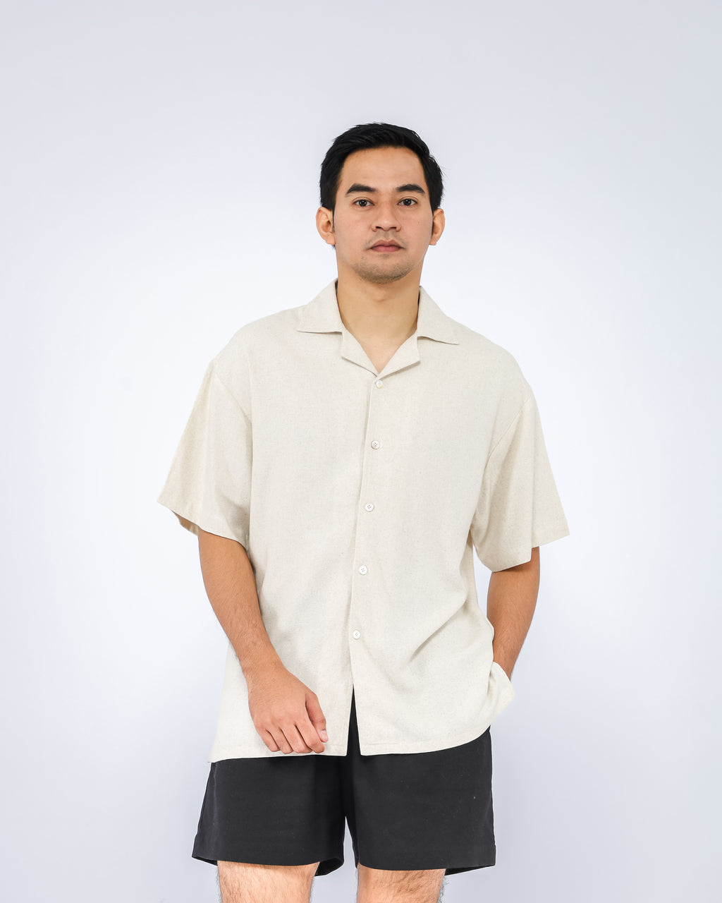 Brano Linen Blend Men's Shirt
