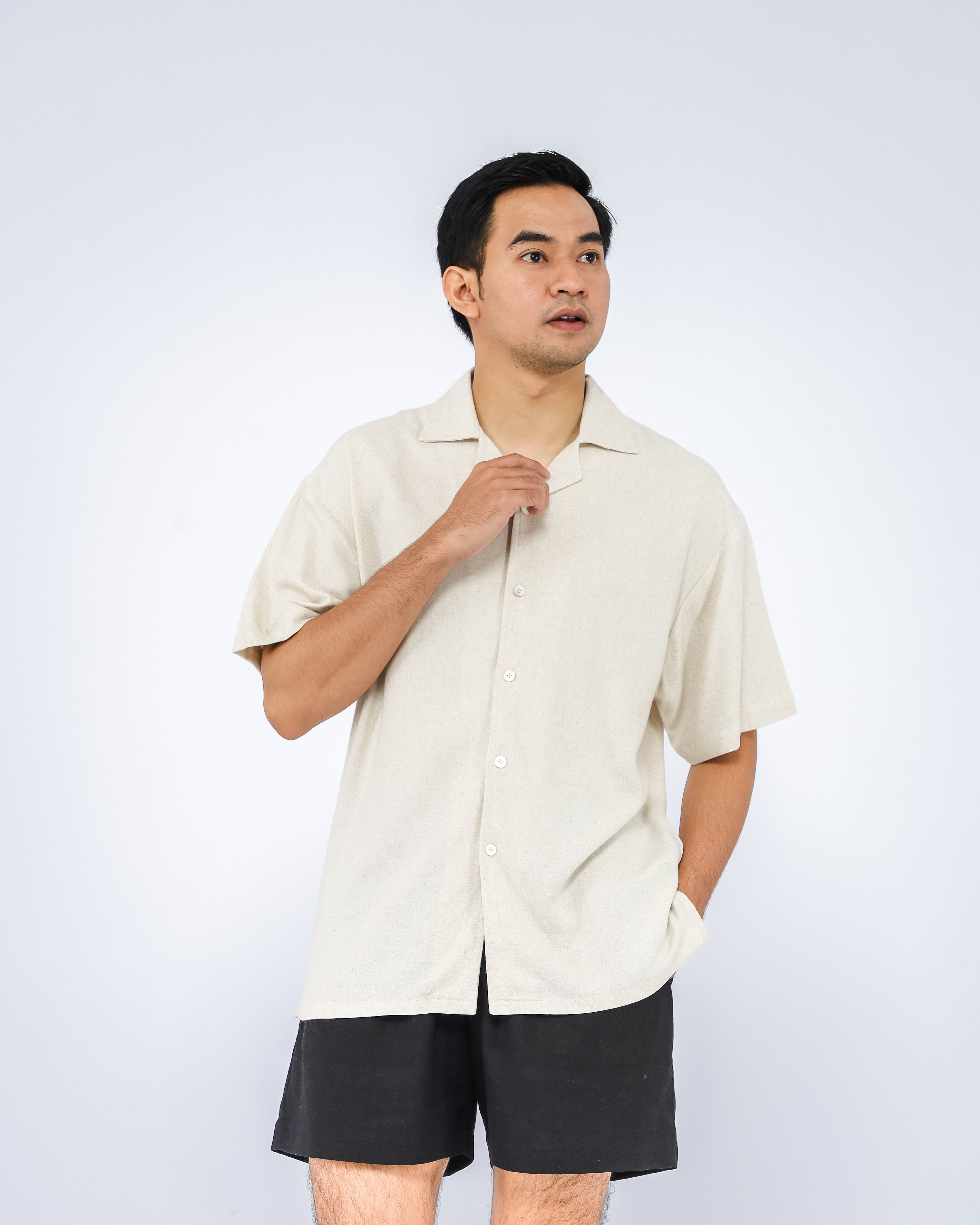Brano Linen Blend Men's Shirt