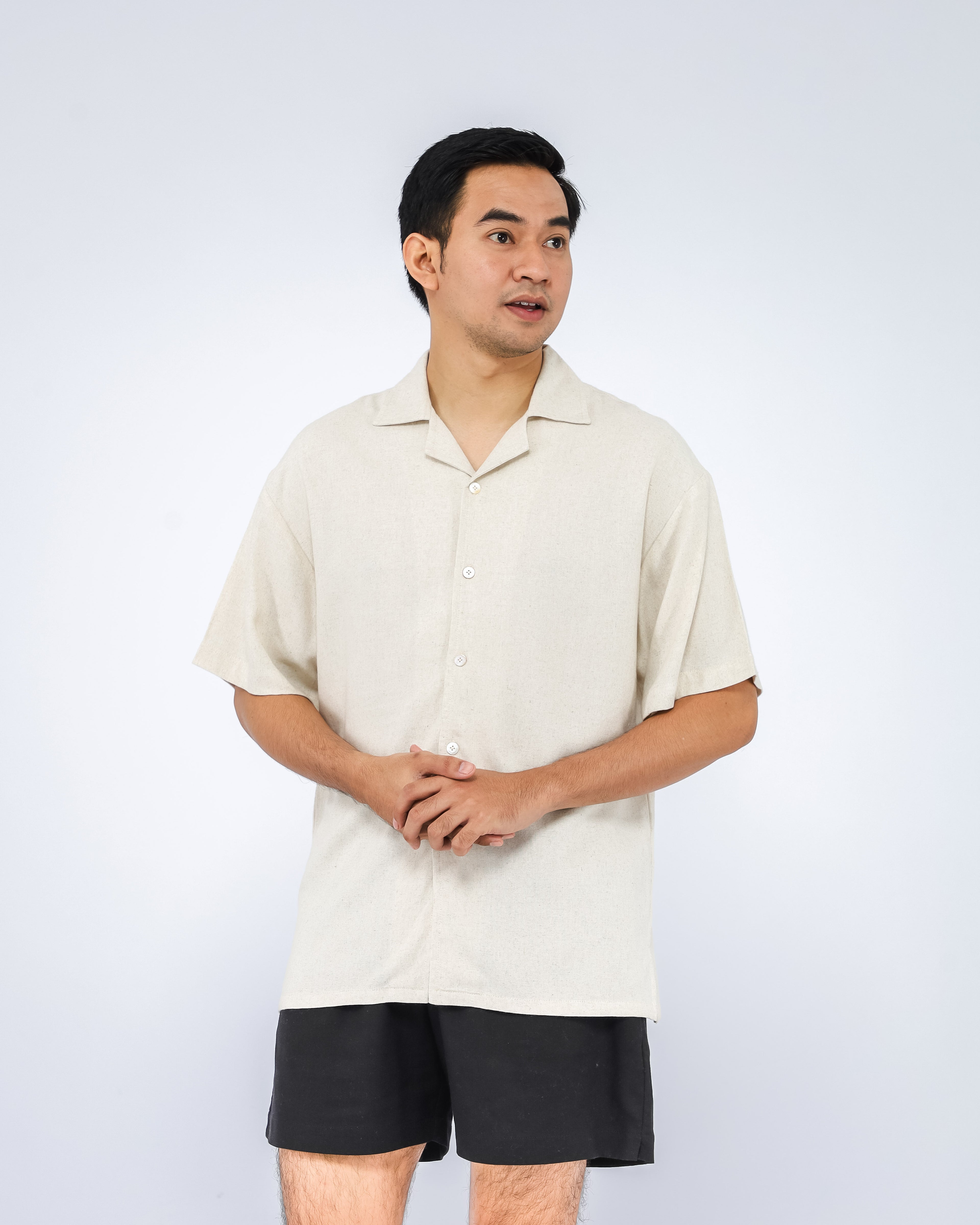 Brano Linen Blend Men's Shirt