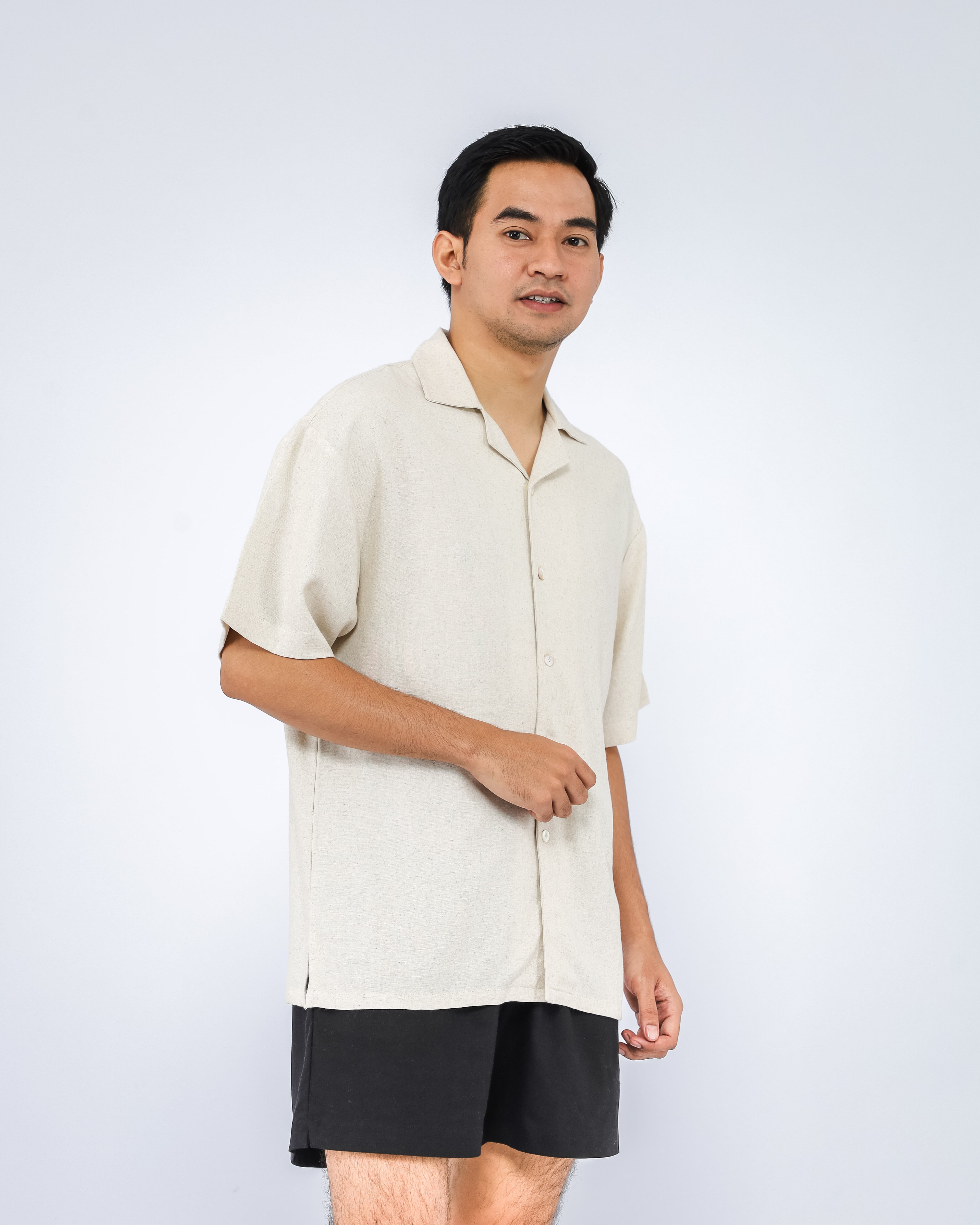 Brano Linen Blend Men's Shirt