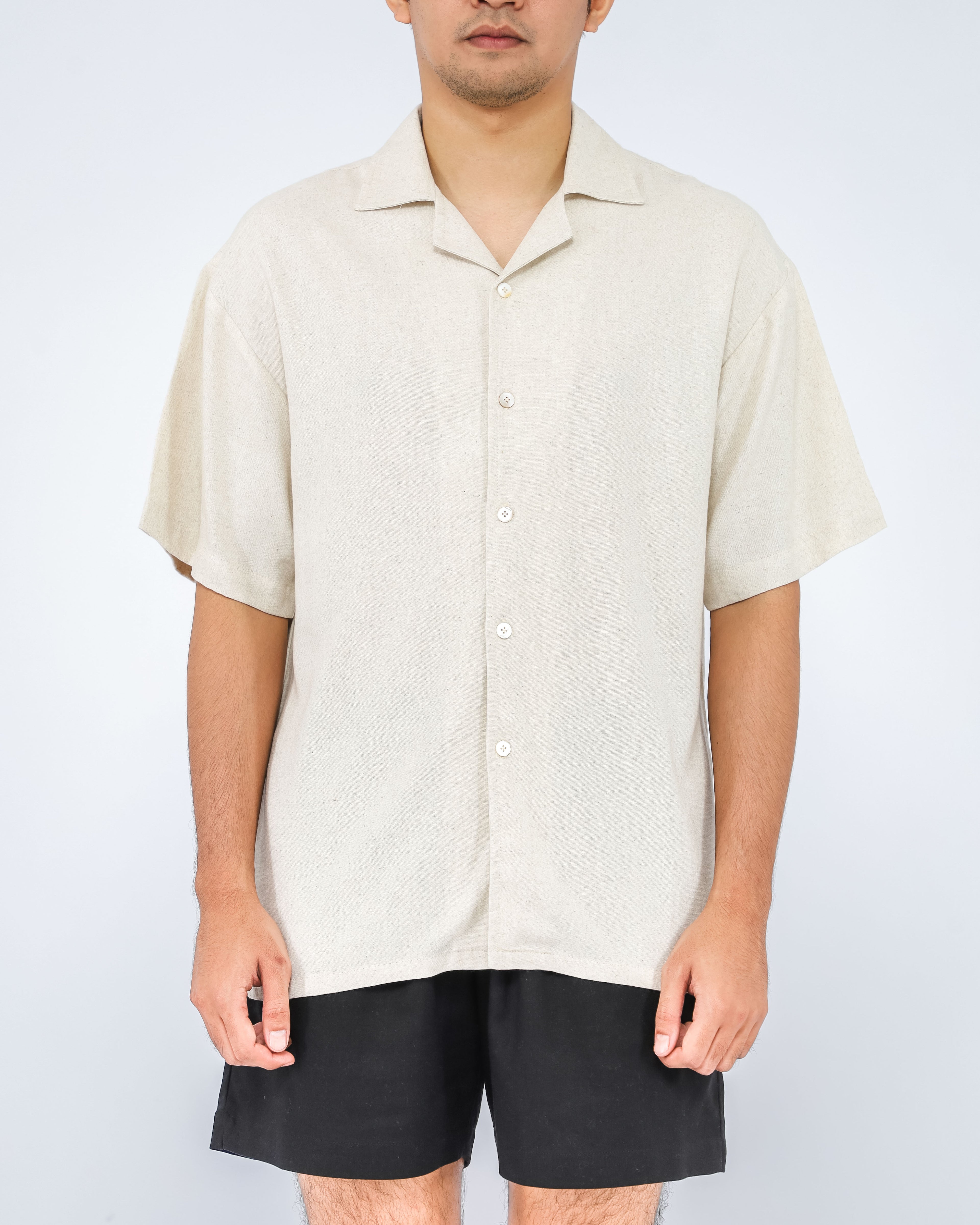 Brano Linen Blend Men's Shirt