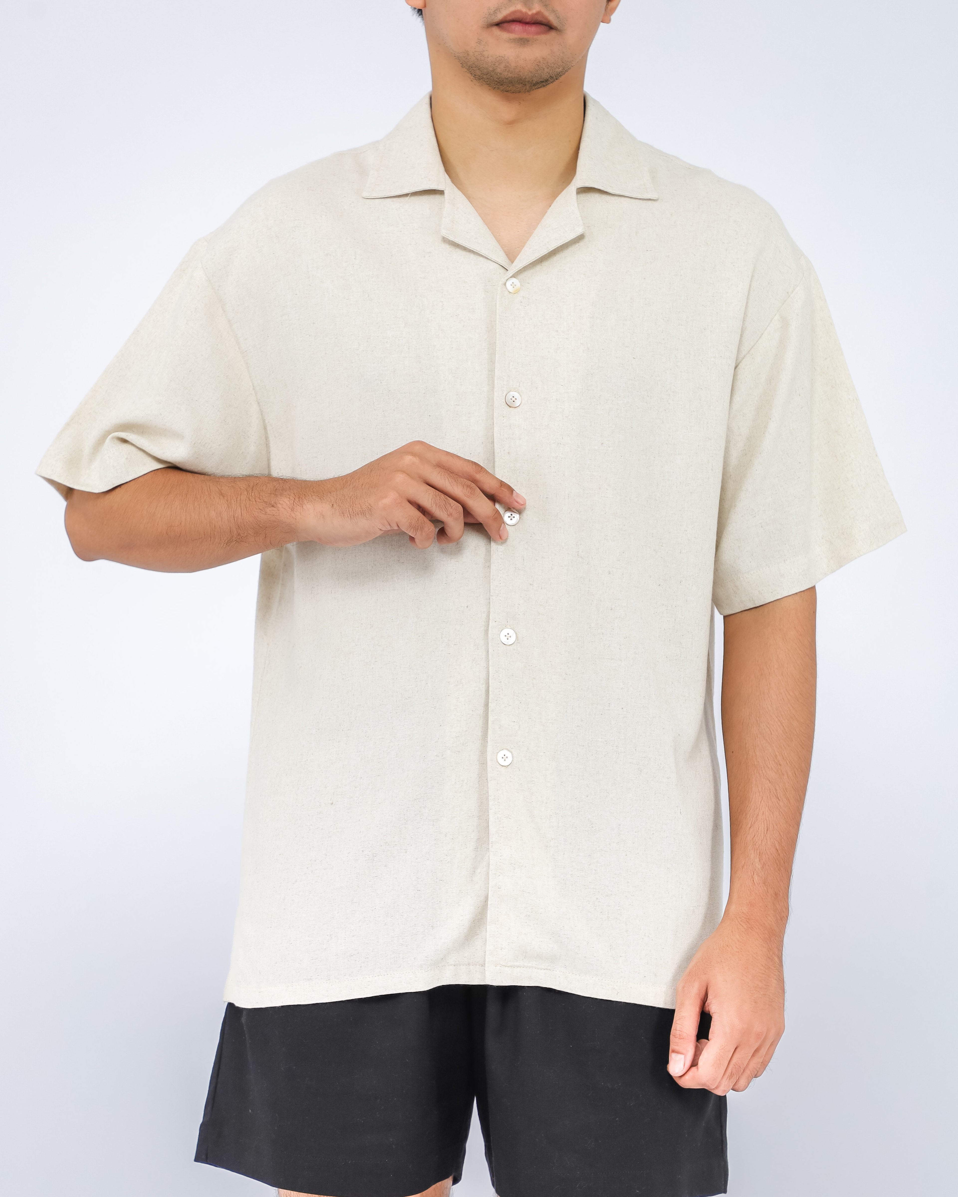 Brano Linen Blend Men's Shirt