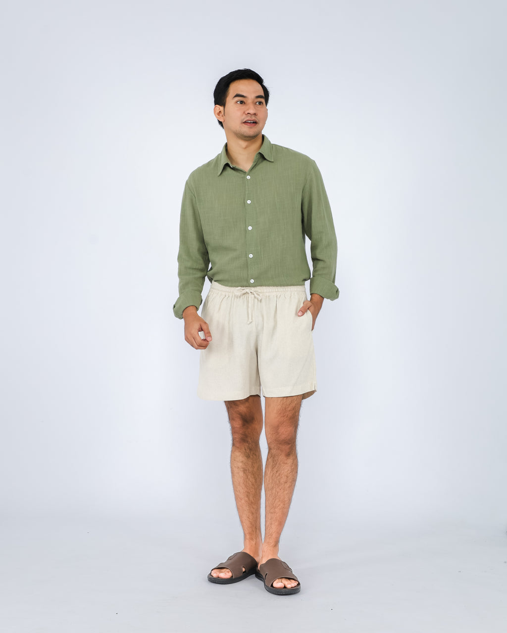 Cole Linen Blend Men's Shorts
