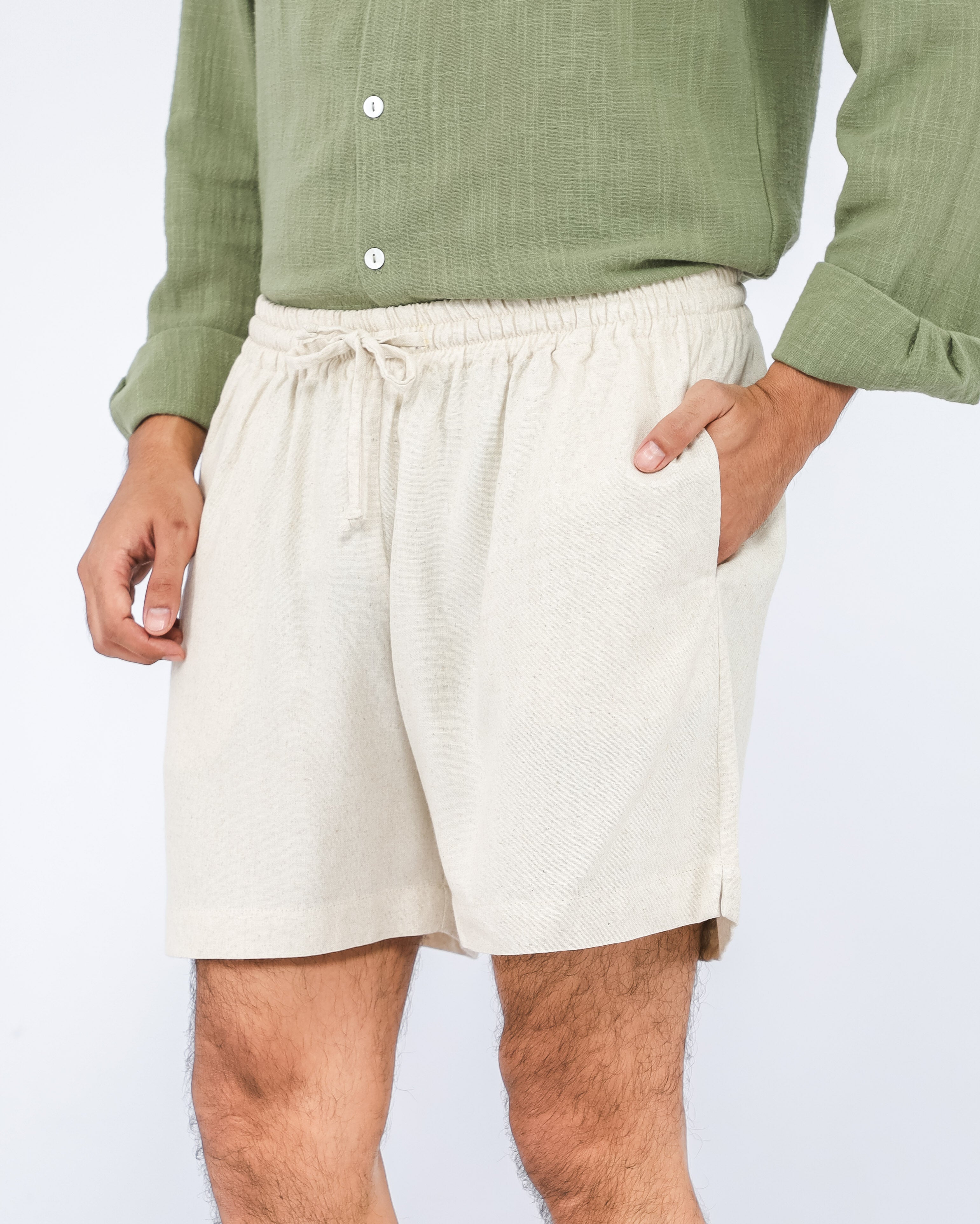 Cole Linen Blend Men's Shorts