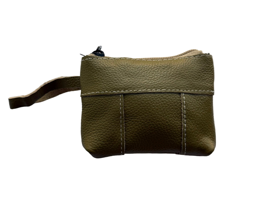 Coin Pouch Womens Genuine Leather, Stylish, light weight Mini Pouch, Change Wallet Leather