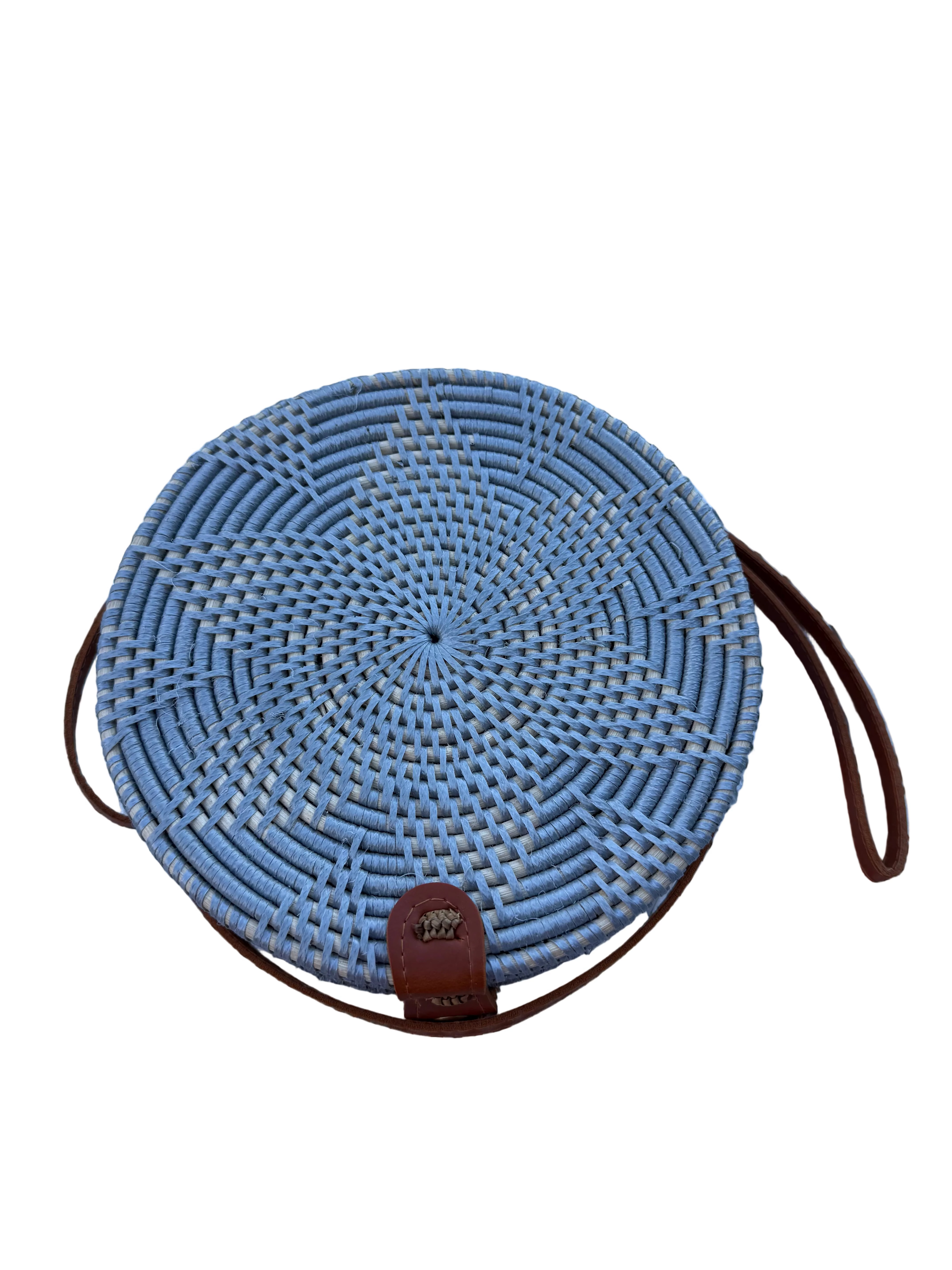 Circle Shape Handwoven  Rattan Bag,Rattan Hand Made Bag Circle Shape Stylish Women, Shoulder Bag for Beach And Daily Parties