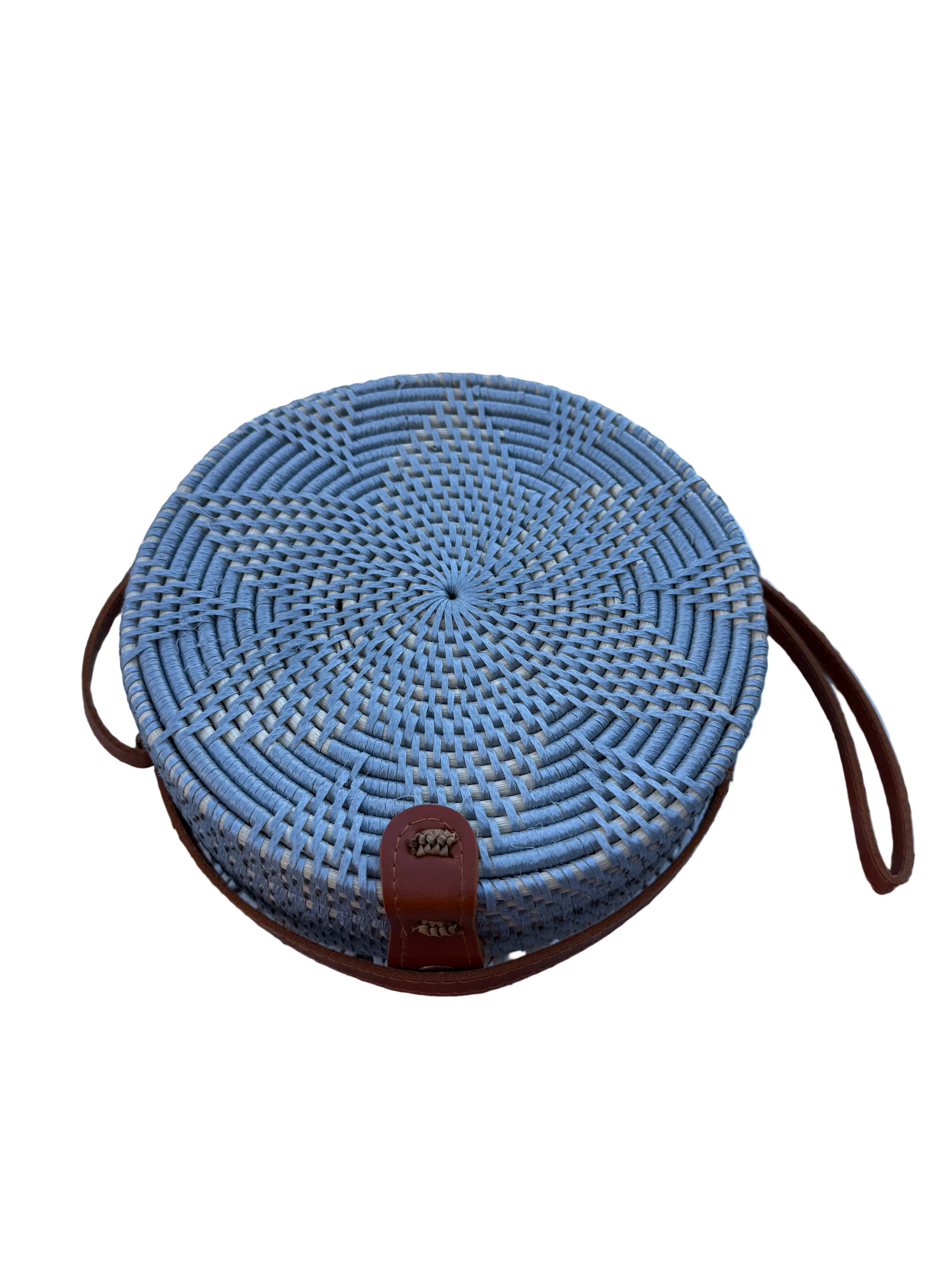 Circle Shape Handwoven  Rattan Bag,Rattan Hand Made Bag Circle Shape Stylish Women, Shoulder Bag for Beach And Daily Parties