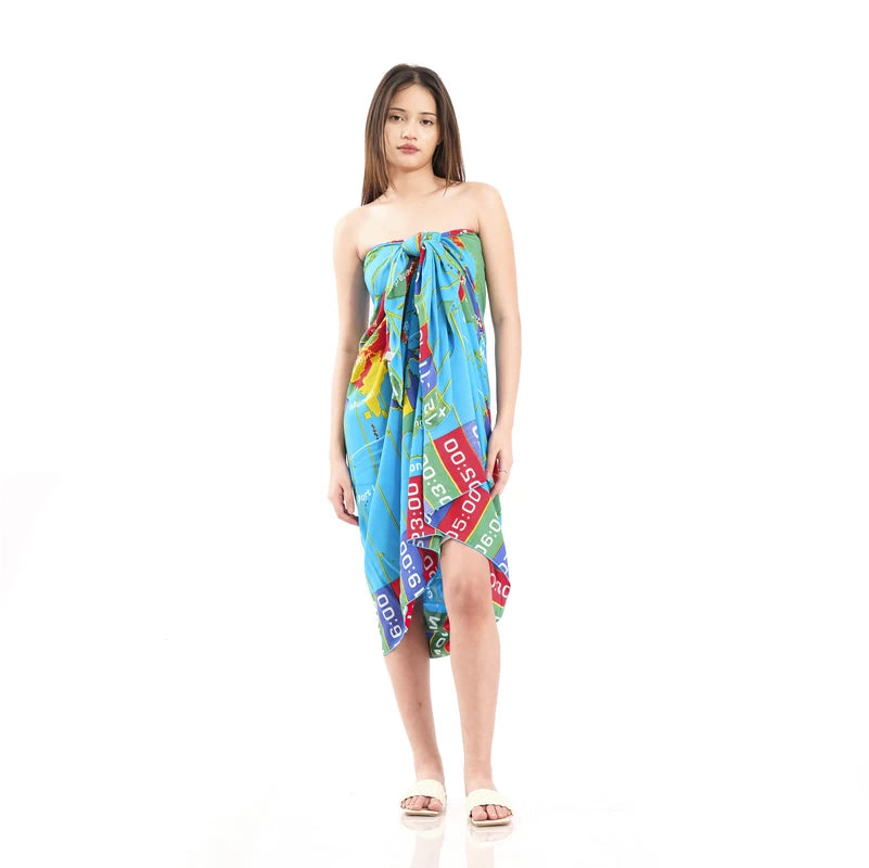 World Map Time Zone Print