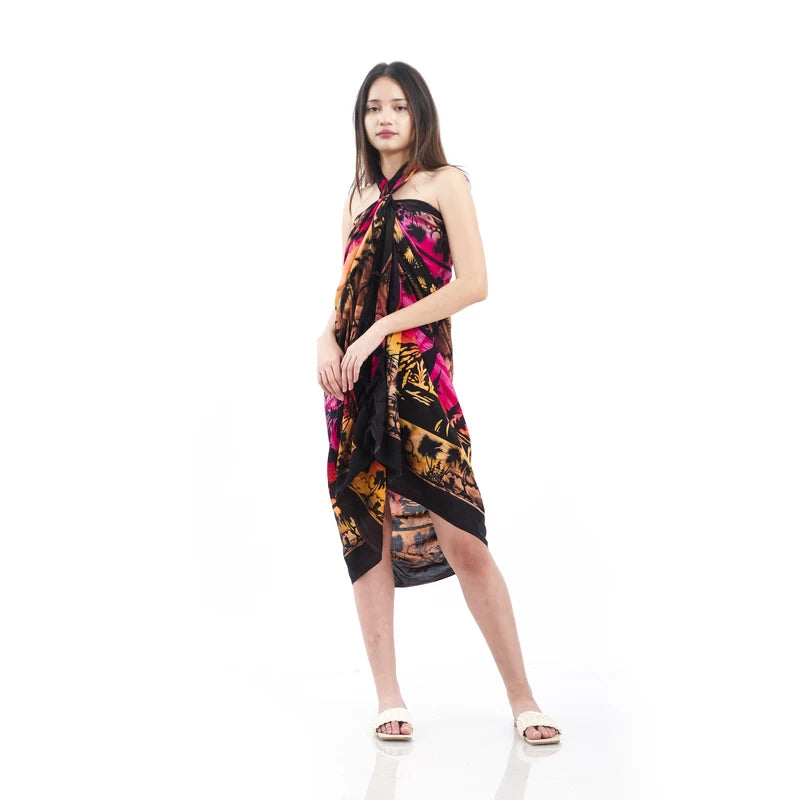 Smoke-04 Coconut Tree Print