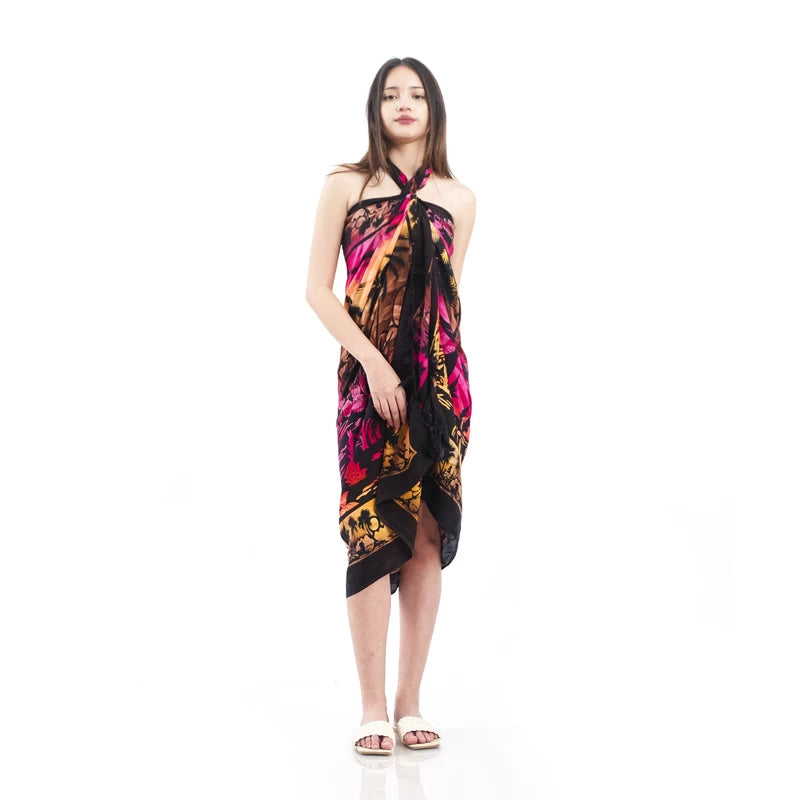 Smoke-04 Coconut Tree Print