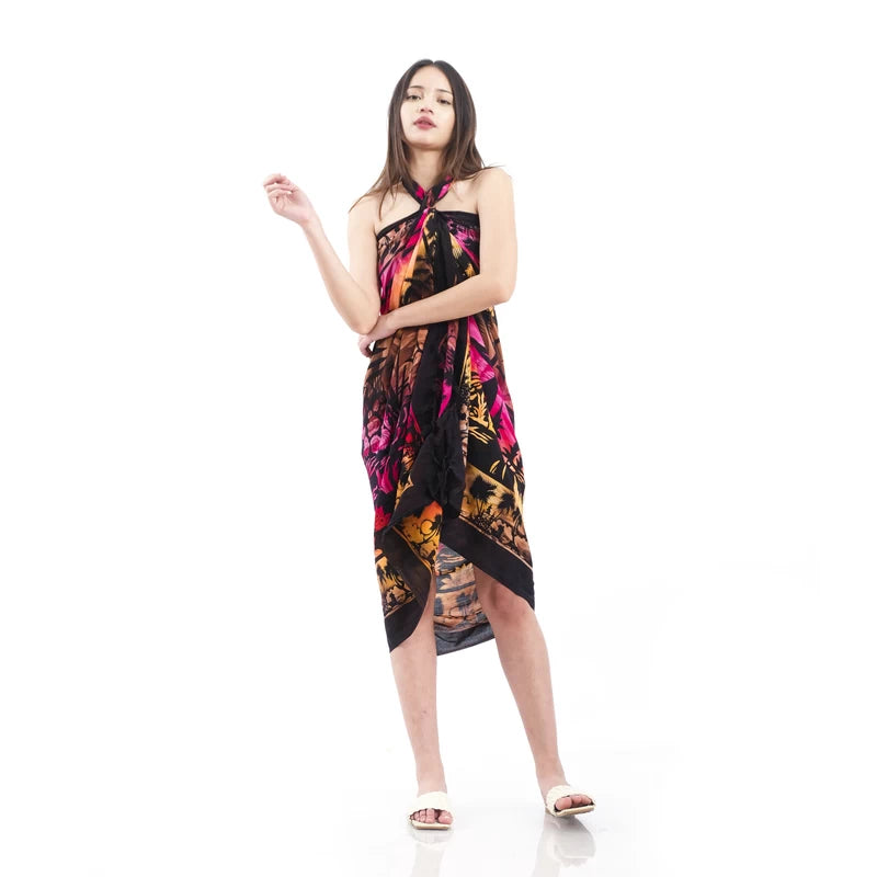 Smoke-04 Coconut Tree Print