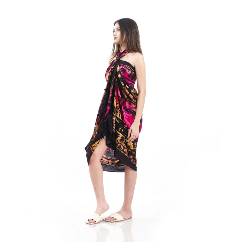 Smoke-04 Coconut Tree Print