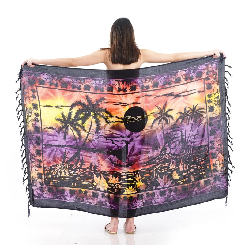 Smoke-04 Coconut Tree Print