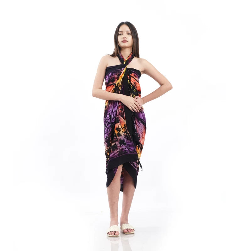 Smoke-04 Coconut Tree Print