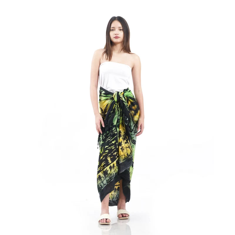 Smoke-04 Coconut Tree Print