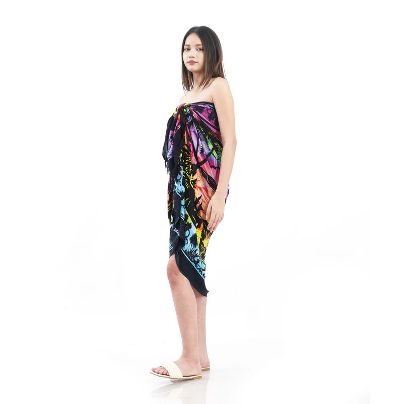 Smoke-04 Coconut Tree Print