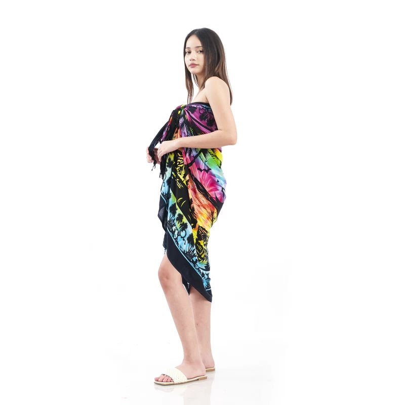 Smoke-04 Coconut Tree Print